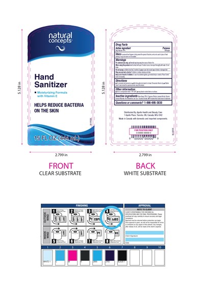Principal Display Panel 15 Oz (15oz Sanitizer 70)